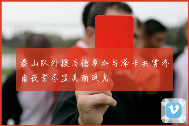 泰山队外援马德鲁加与泽卡共赏济南夜景尽显美丽风光